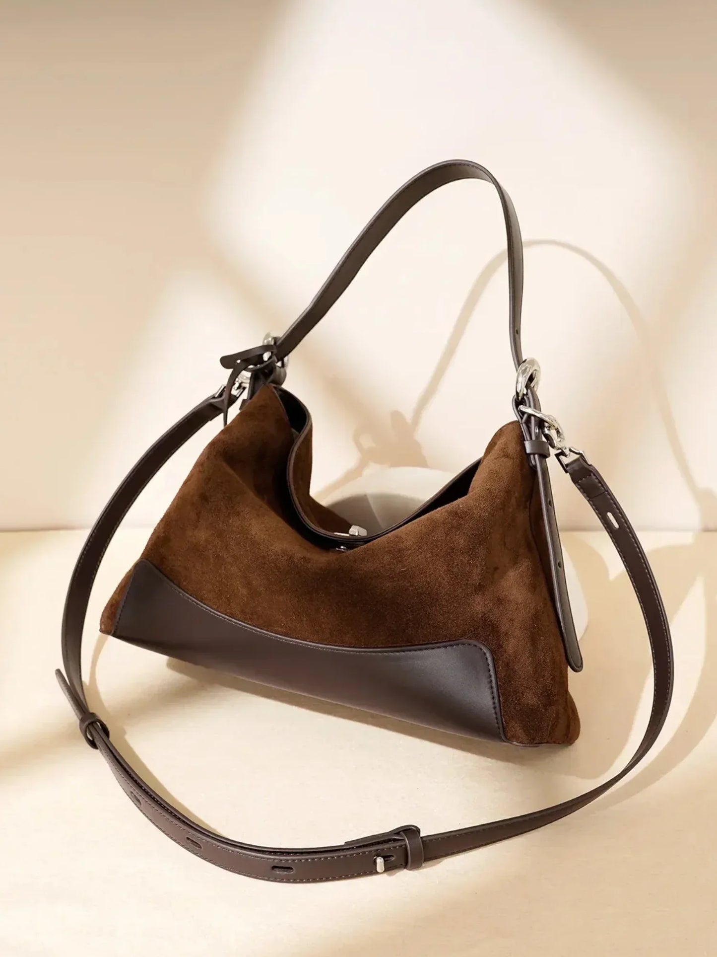 Leder Handtasche "Salbei" - TOLLzWOOD