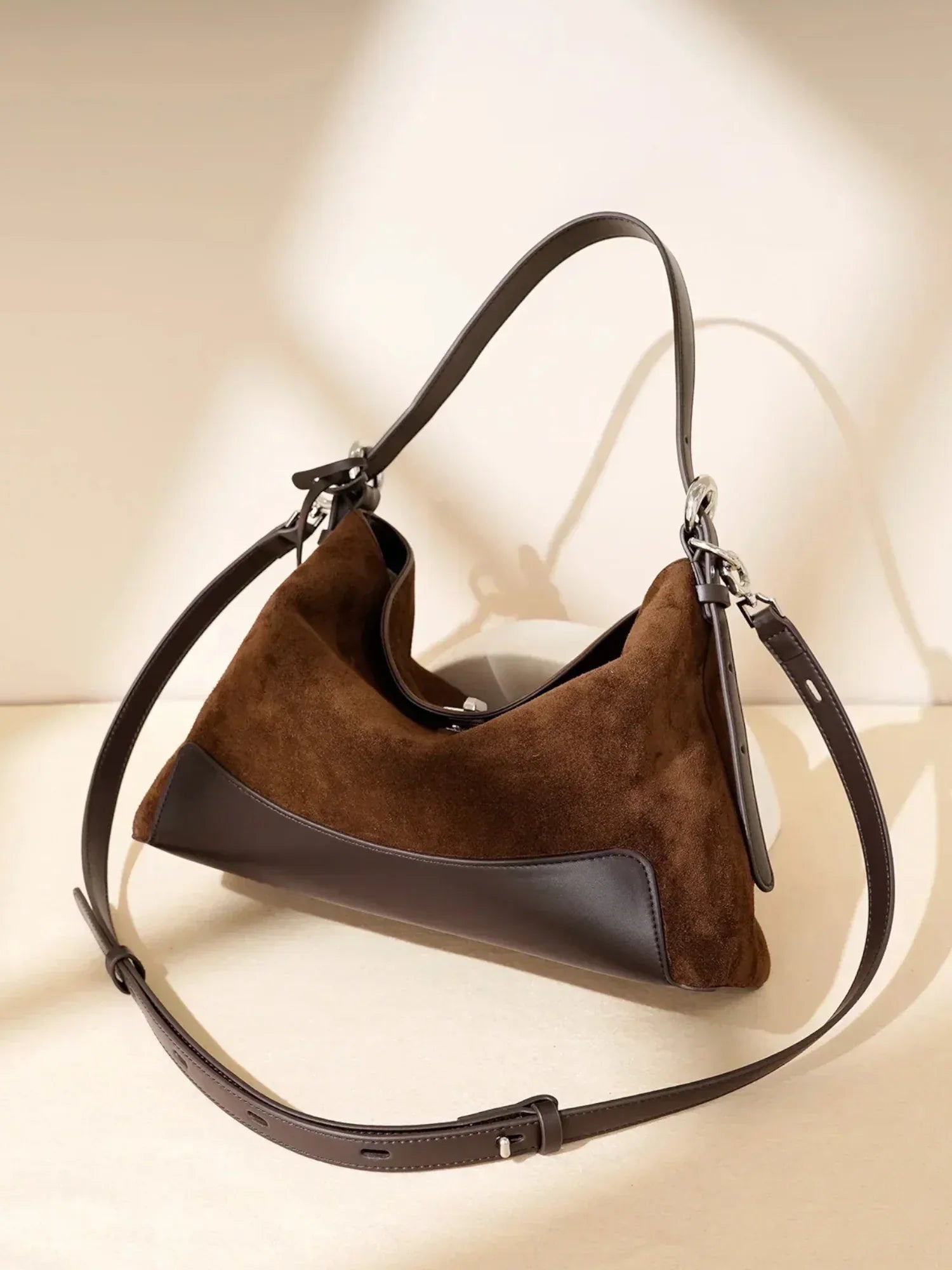 Leder Handtasche "Salbei" - TOLLzWOOD