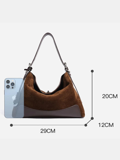 Leder Handtasche "Salbei" - TOLLzWOOD
