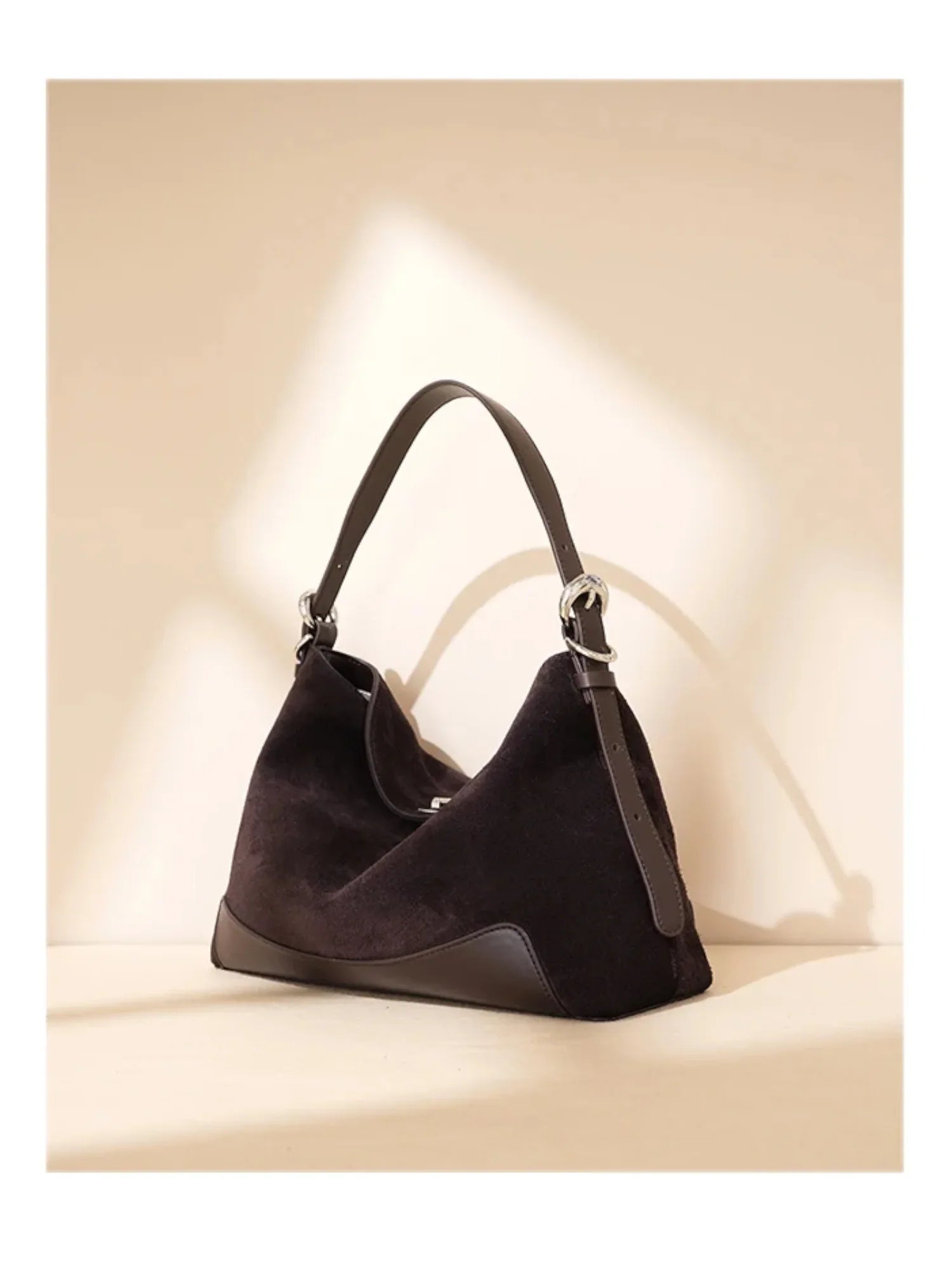 Leder Handtasche "Salbei" - TOLLzWOOD