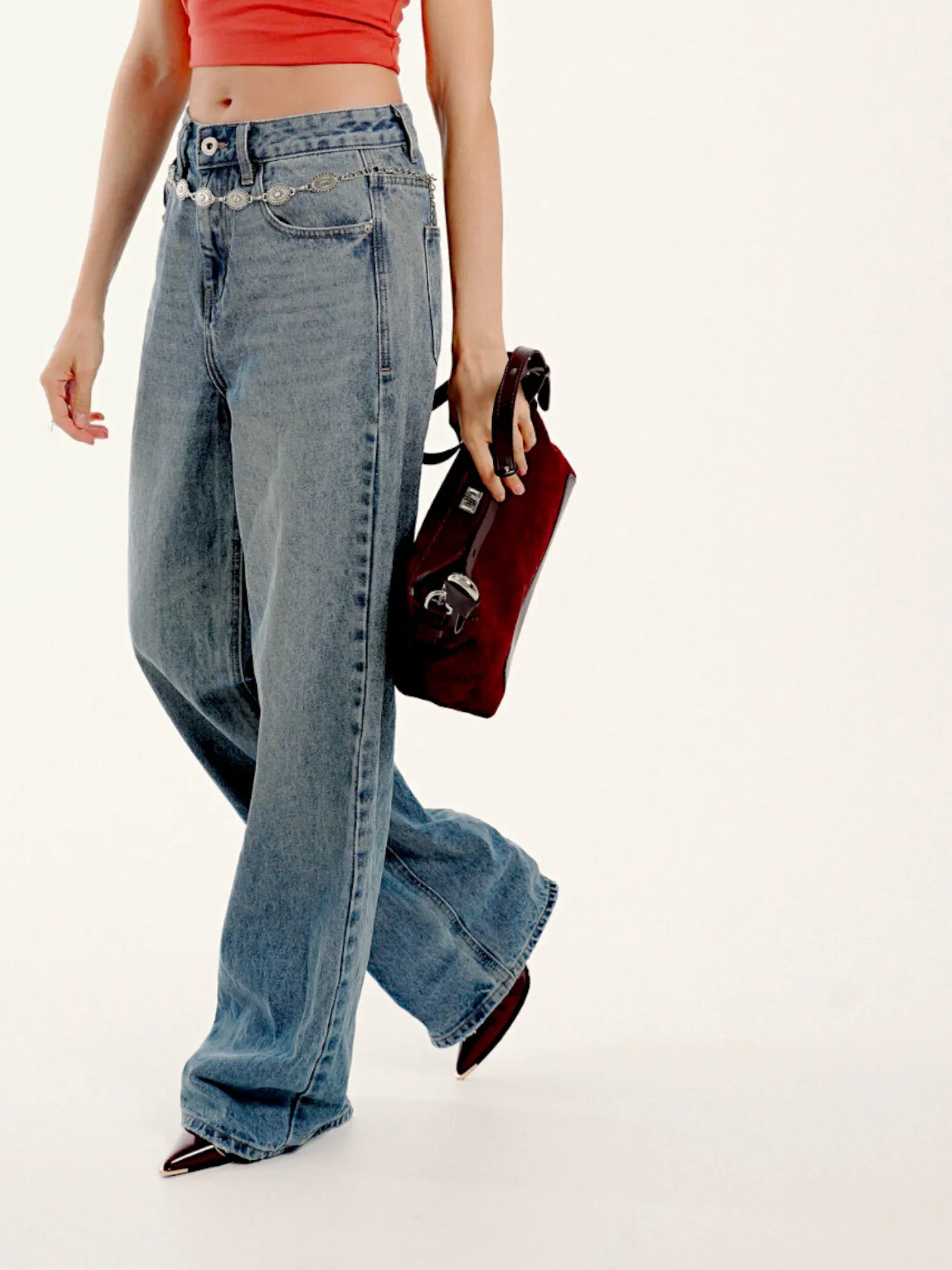 Leder Handtasche "Salbei" - TOLLzWOOD