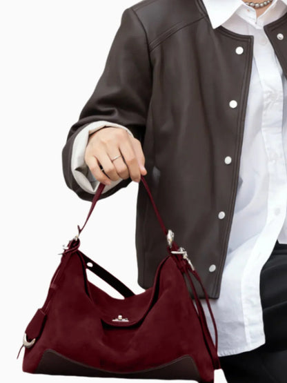 Leder Handtasche "Salbei" - TOLLzWOOD