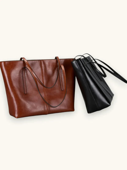Leder Handtasche "Zinnie" - TOLLzWOOD