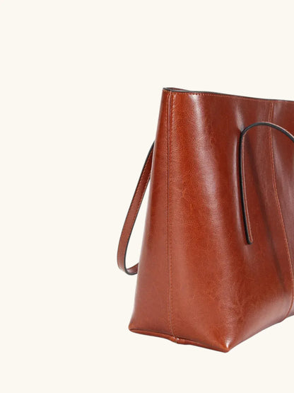 Leder Handtasche "Zinnie" - TOLLzWOOD