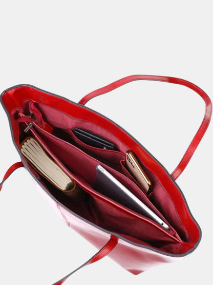 Leder Handtasche "Zinnie" - TOLLzWOOD