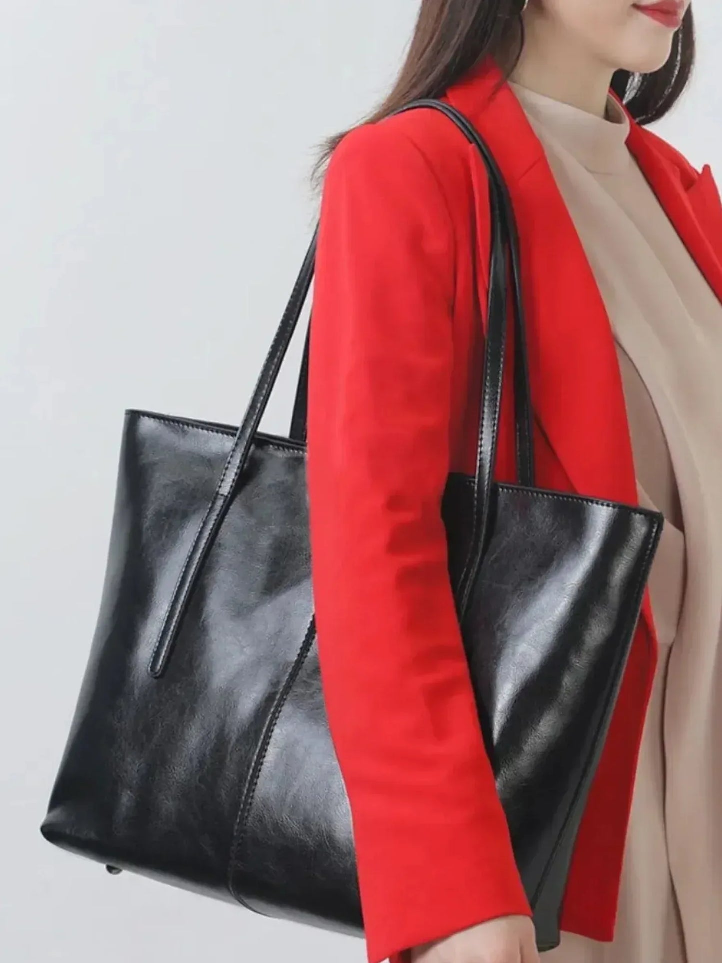 Leder Handtasche "Zinnie" - TOLLzWOOD