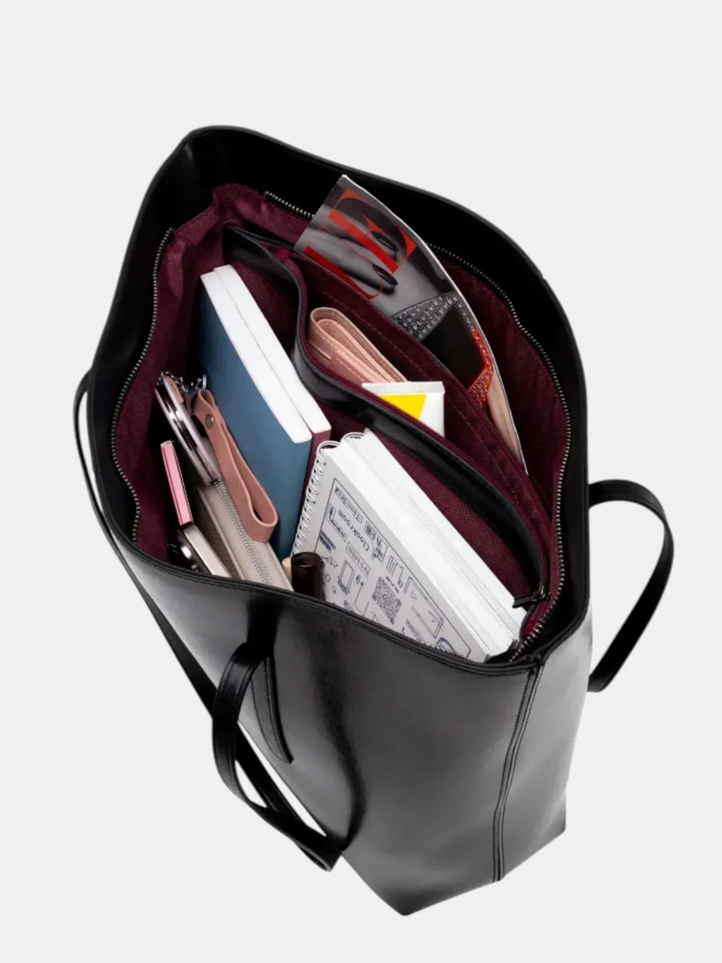 Leder Handtasche "Zinnie" - TOLLzWOOD