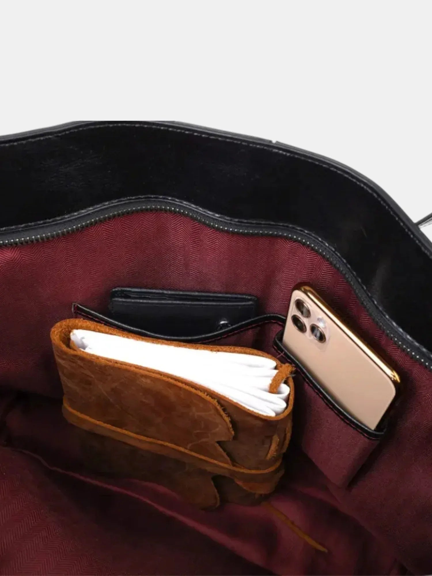 Leder Handtasche "Zinnie" - TOLLzWOOD