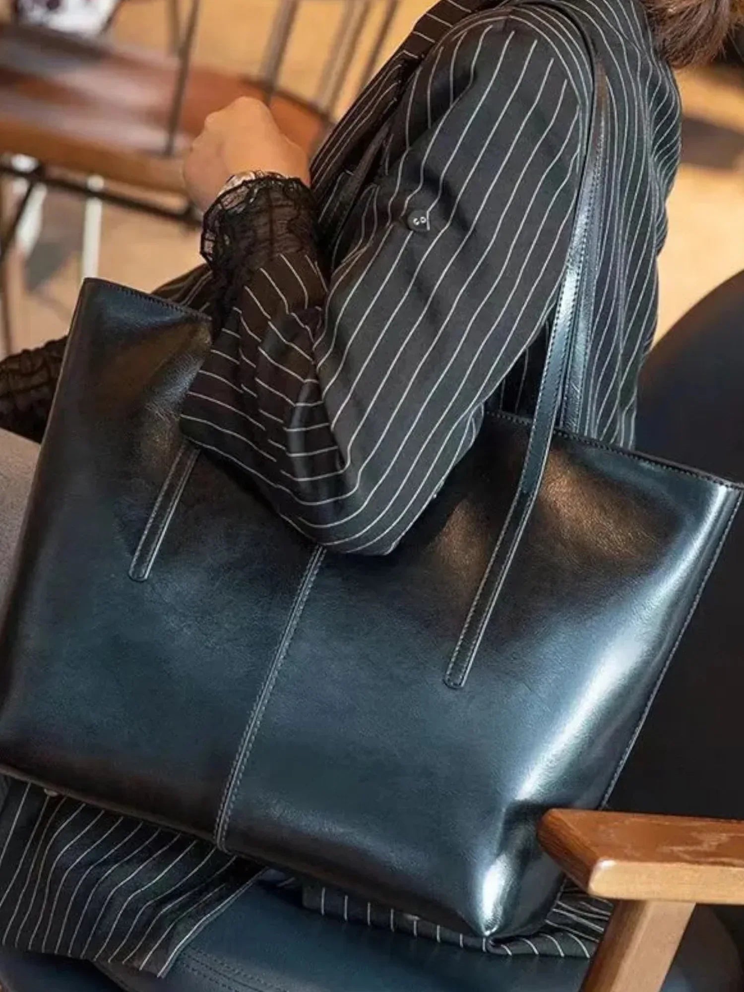 Leder Handtasche "Zinnie" - TOLLzWOOD
