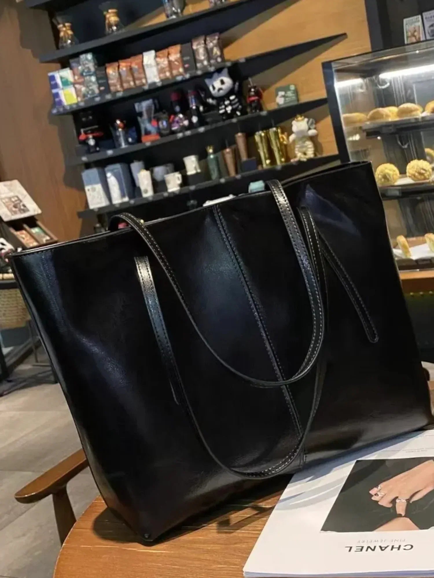 Leder Handtasche "Zinnie" - TOLLzWOOD