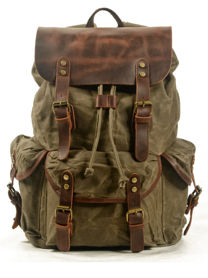 Leder Rucksack "Jäger" - TOLLzWOOD