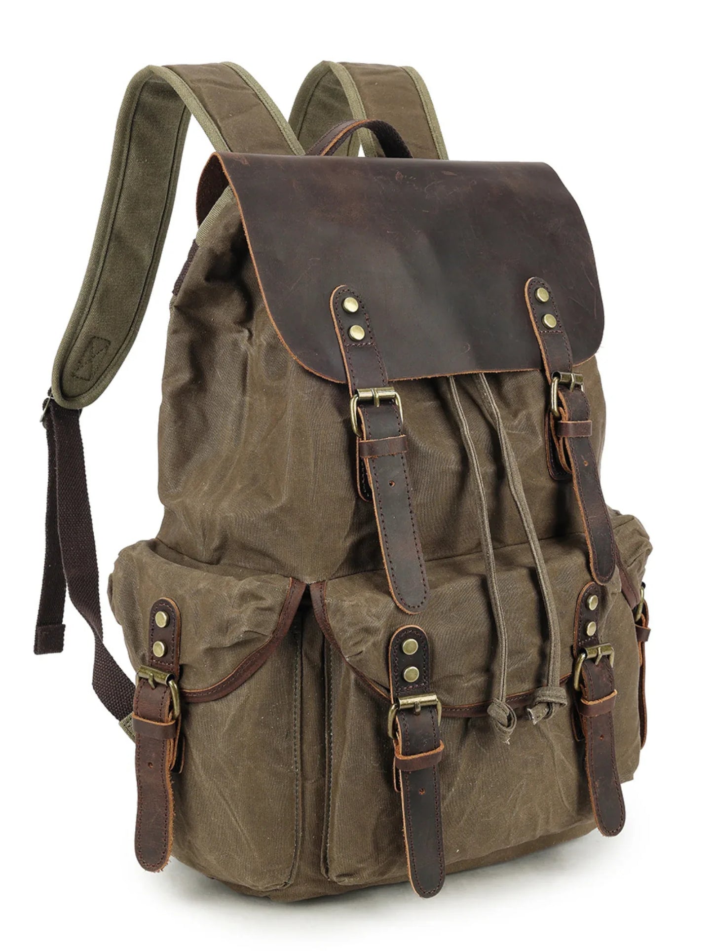 Leder Rucksack "Jäger" - TOLLzWOOD