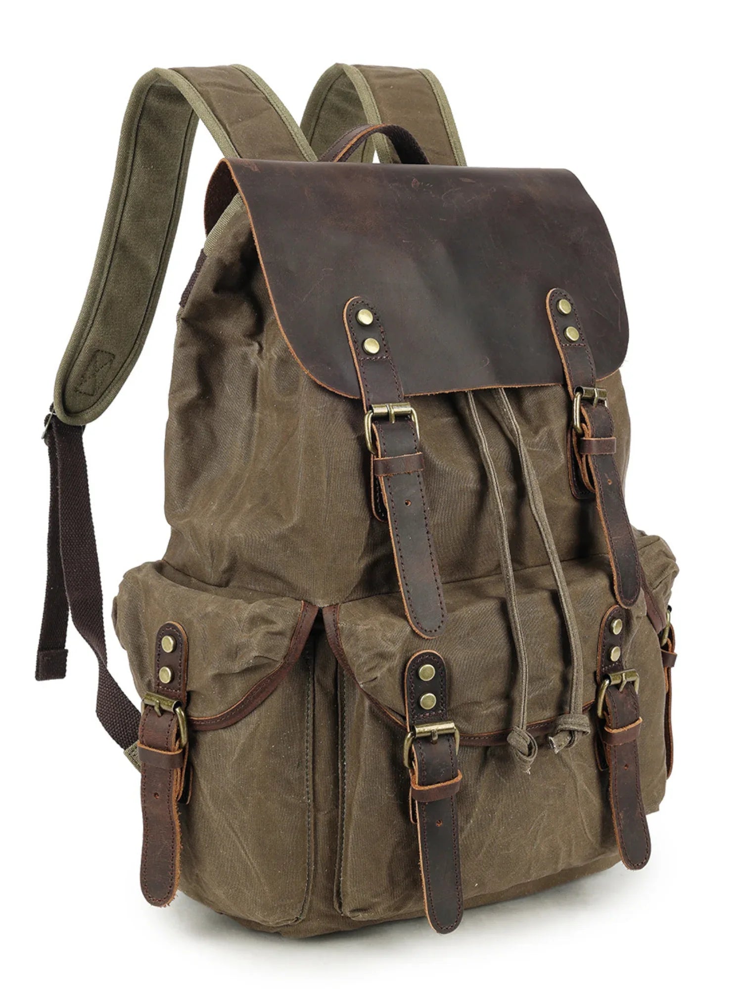 Leder Rucksack "Jäger" - TOLLzWOOD