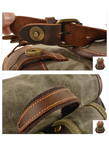 Leder Rucksack "Jäger" - TOLLzWOOD