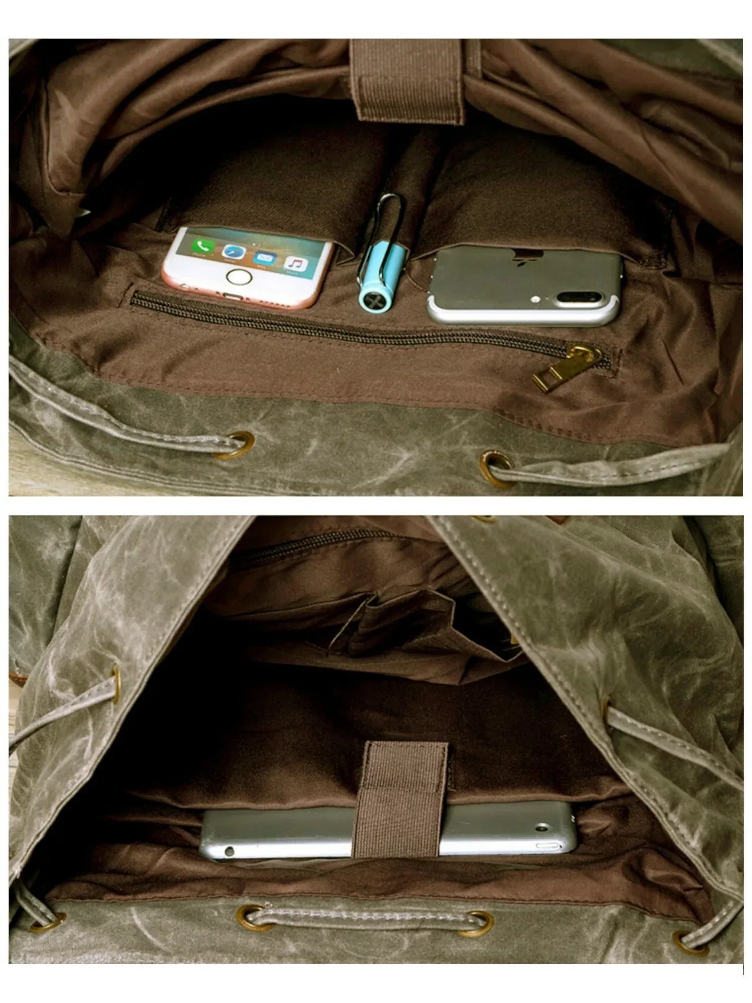 Leder Rucksack "Jäger" - TOLLzWOOD