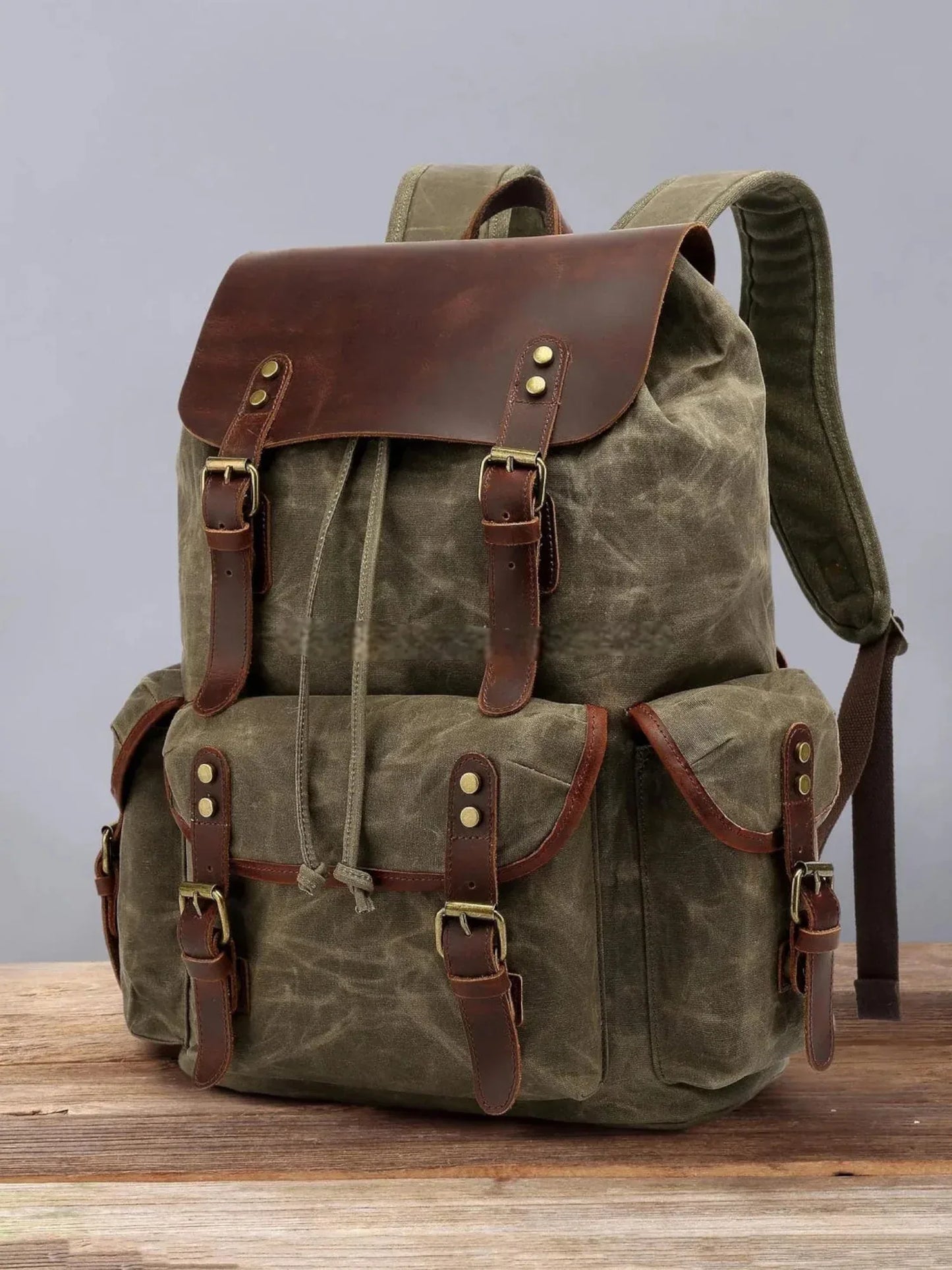 Leder Rucksack "Jäger" - TOLLzWOOD