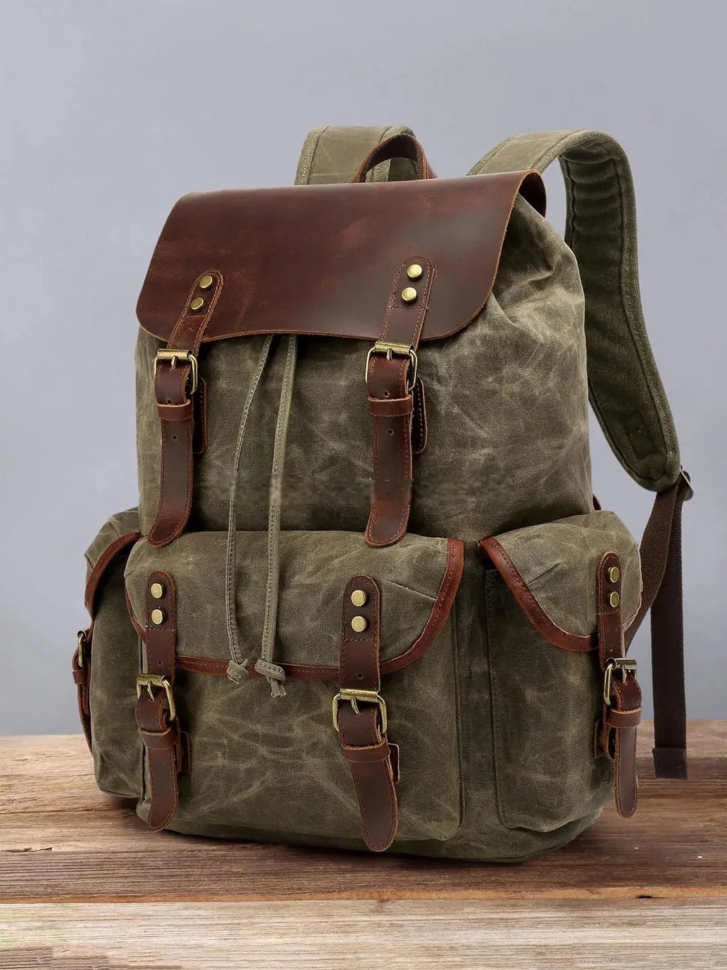 Leder Rucksack "Jäger" - TOLLzWOOD