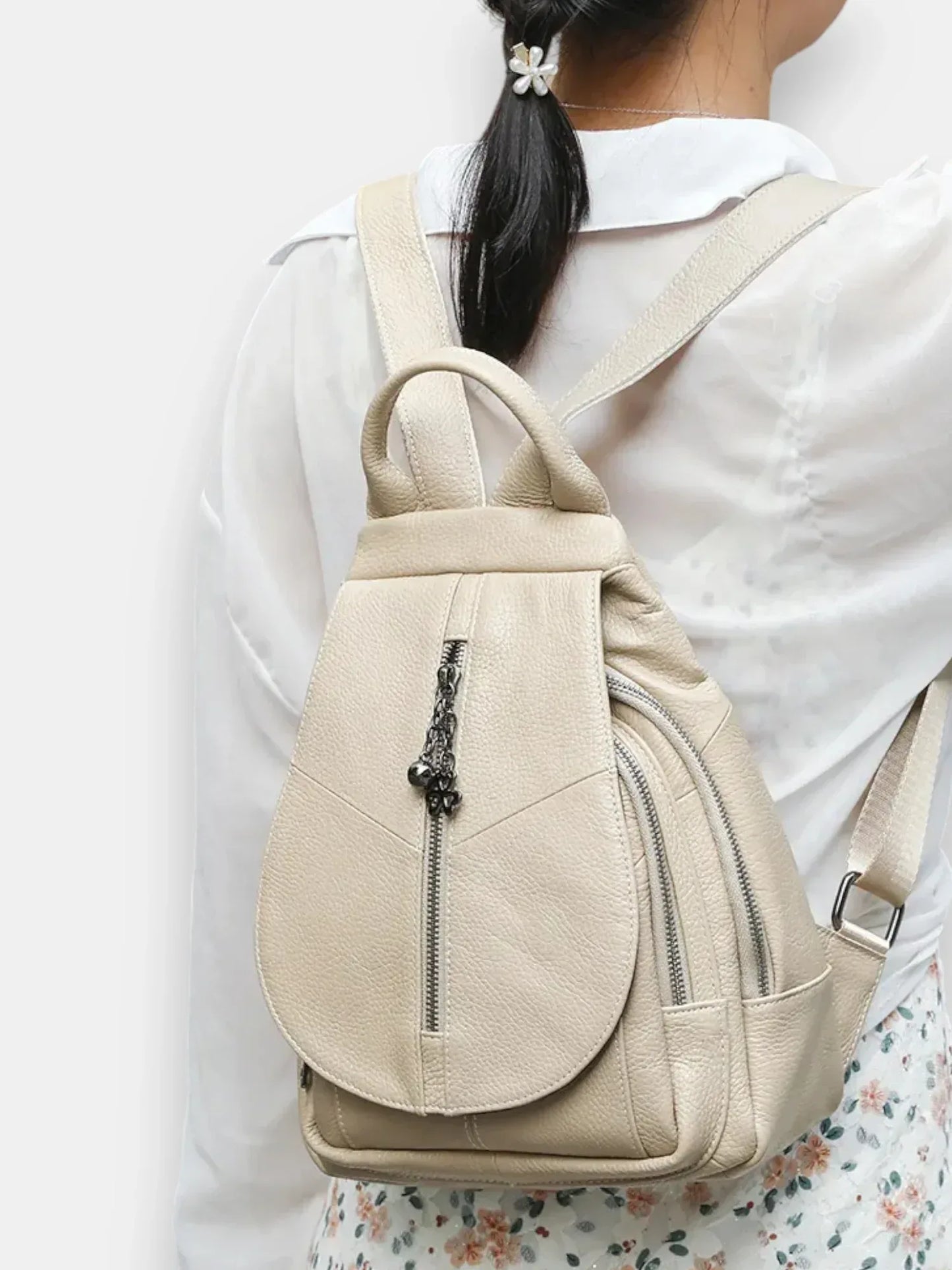 Leder Rucksack "Krokus" - TOLLzWOOD