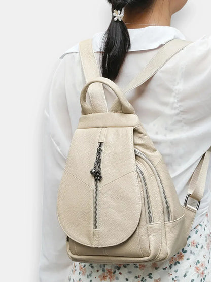 Leder Rucksack "Krokus" - TOLLzWOOD