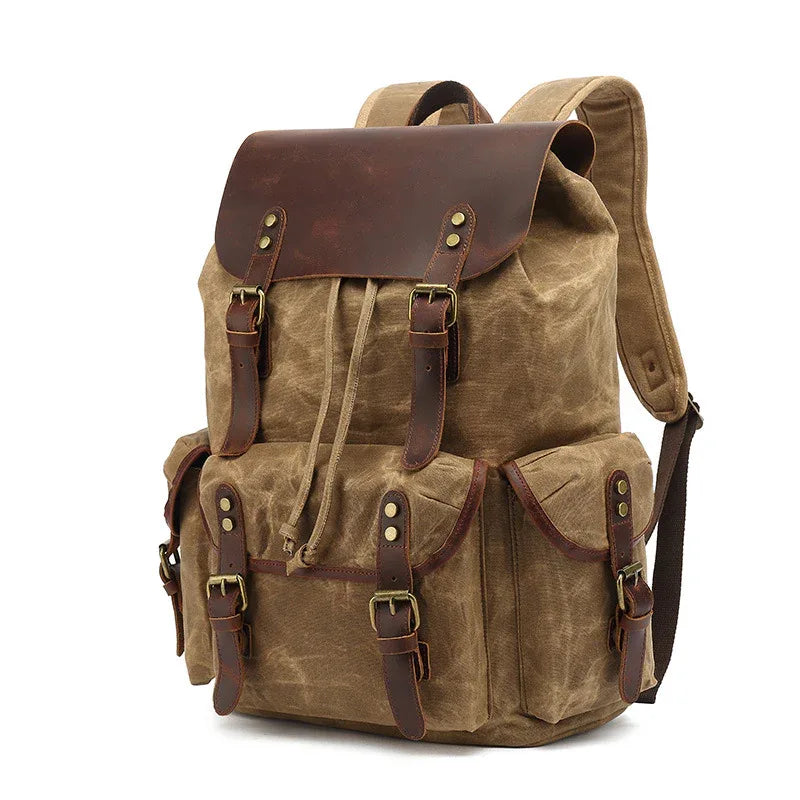 Leder Rucksack "Jäger" - TOLLzWOOD
