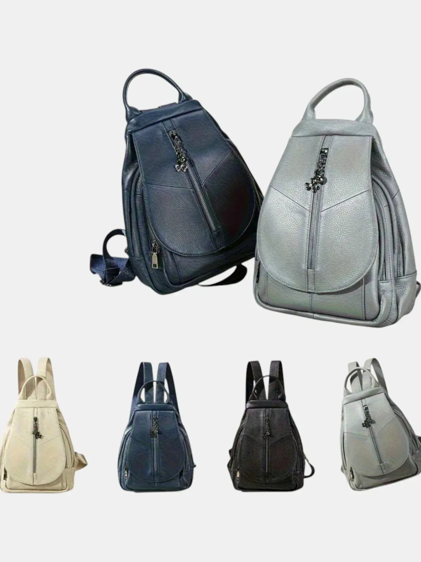 Leder Rucksack "Krokus" - TOLLzWOOD