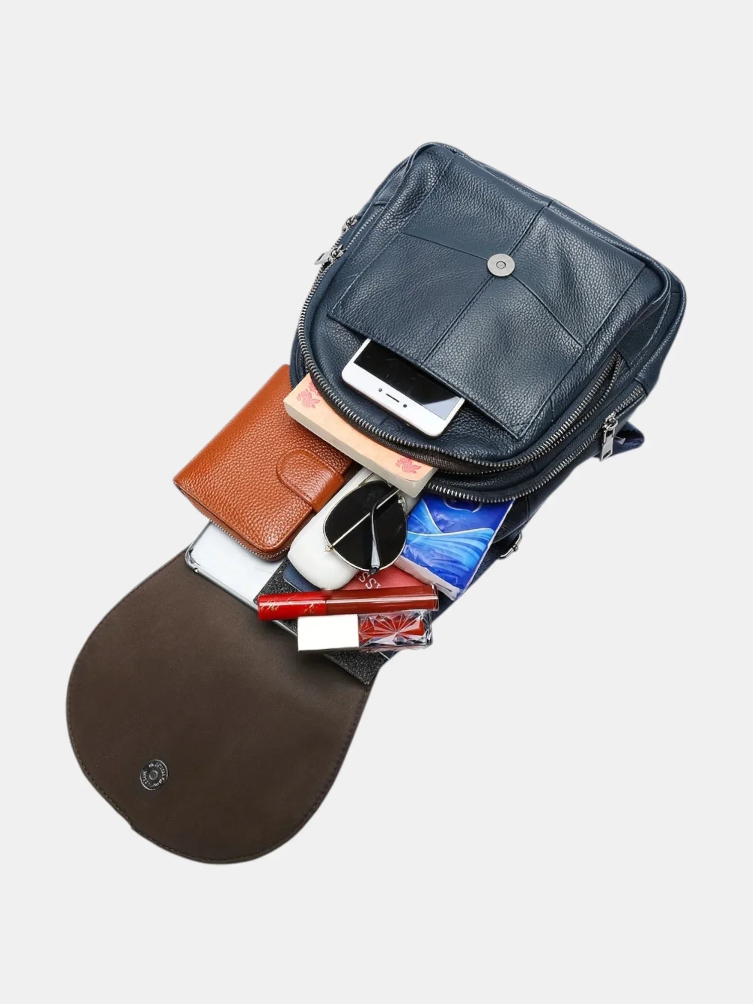 Leder Rucksack "Krokus" - TOLLzWOOD