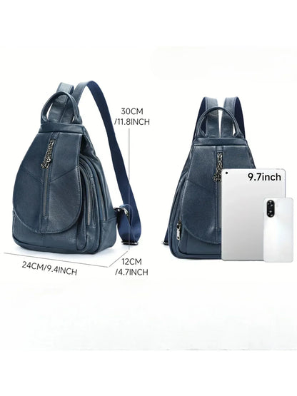 Leder Rucksack "Krokus" - TOLLzWOOD