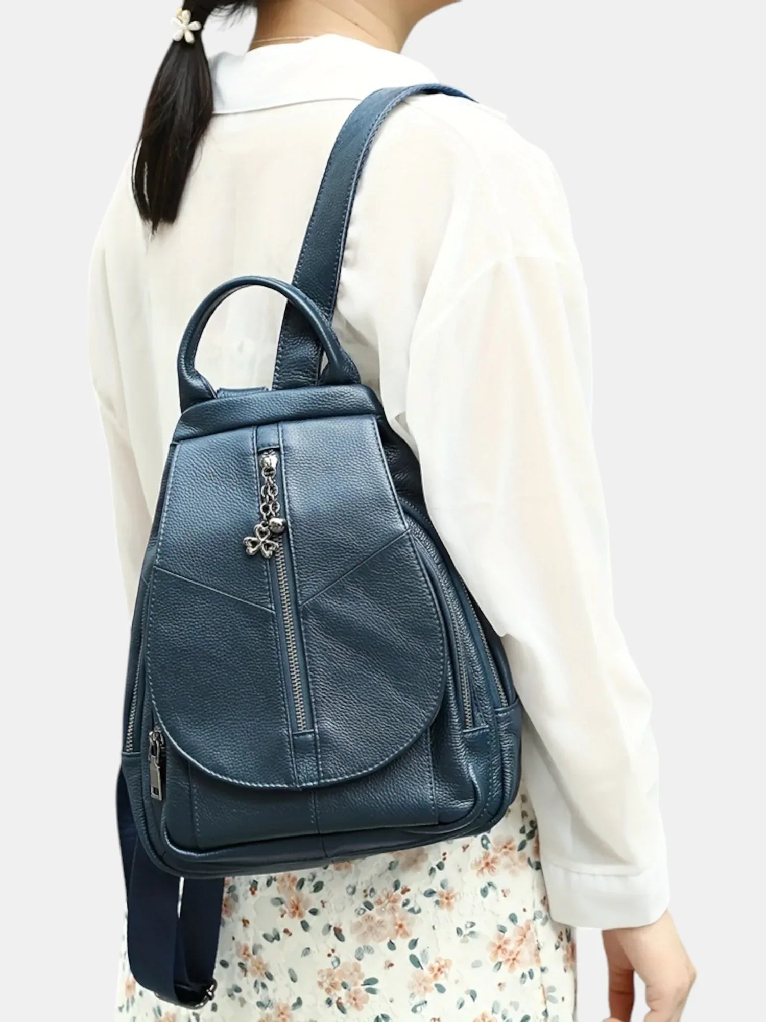 Leder Rucksack "Krokus" - TOLLzWOOD