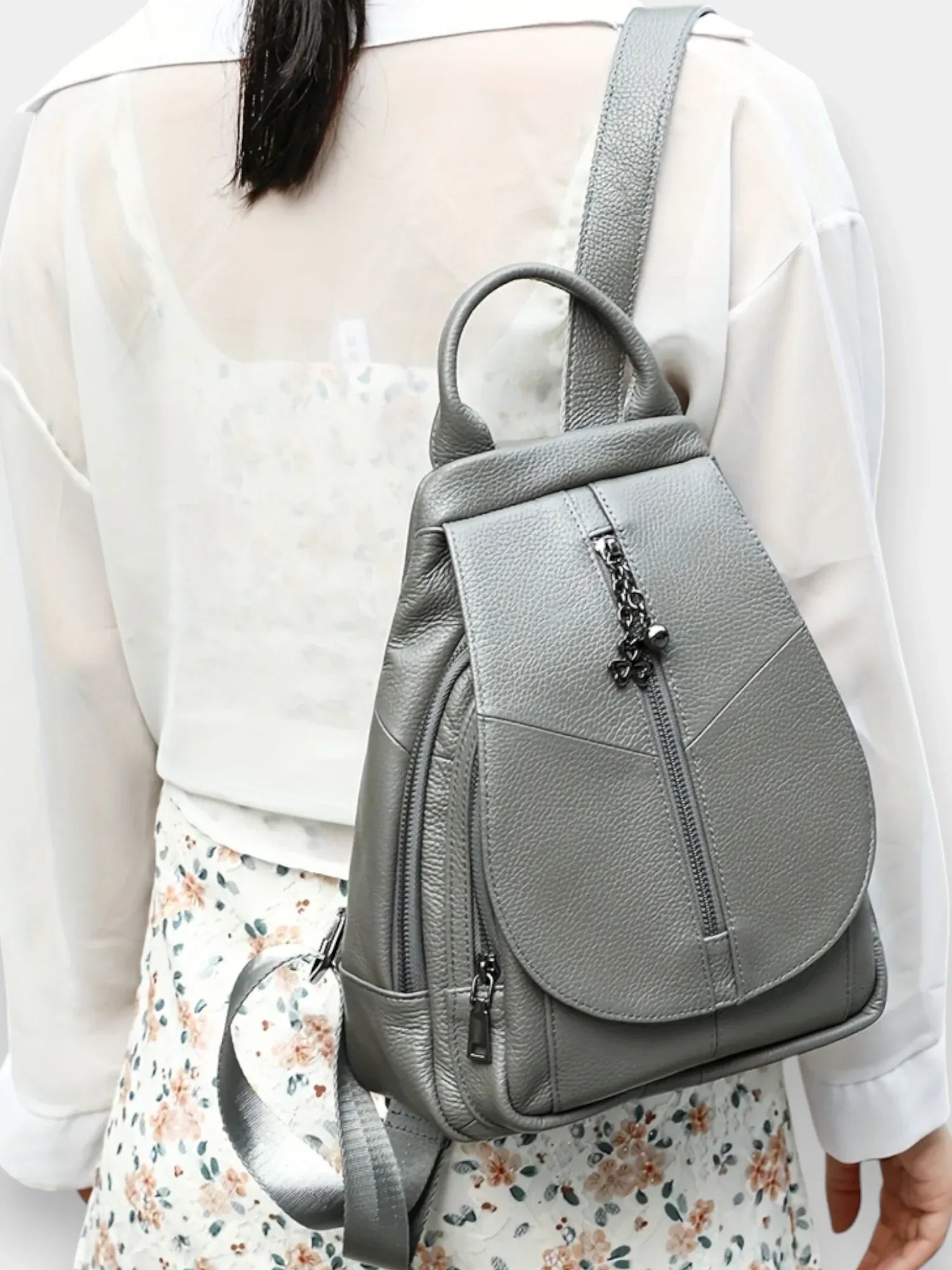 Leder Rucksack "Krokus" - TOLLzWOOD