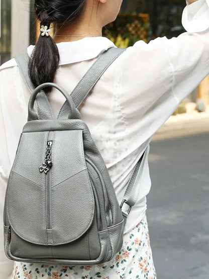 Leder Rucksack "Krokus" - TOLLzWOOD