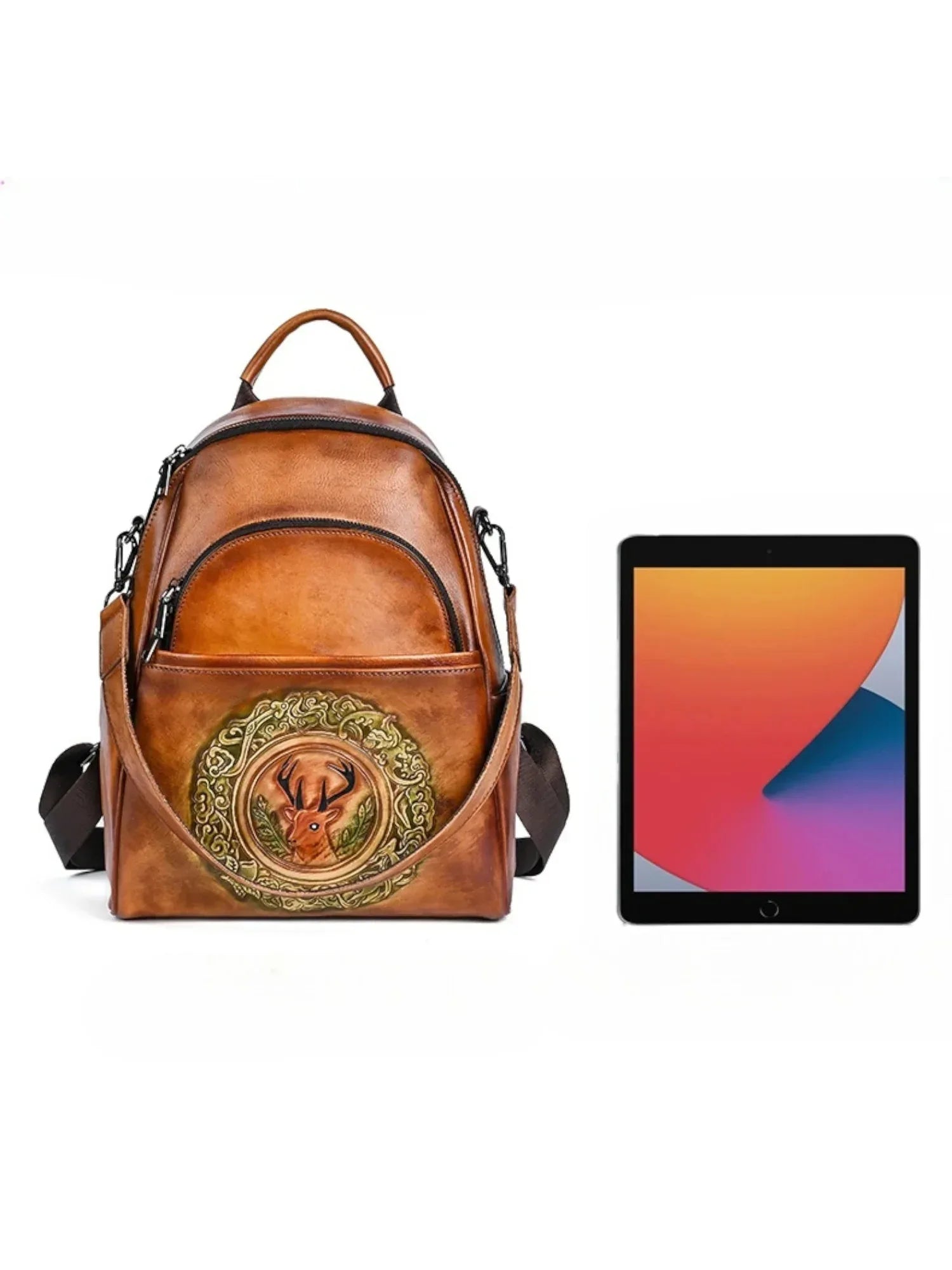 Leder Rucksack "Element" - TOLLzWOOD