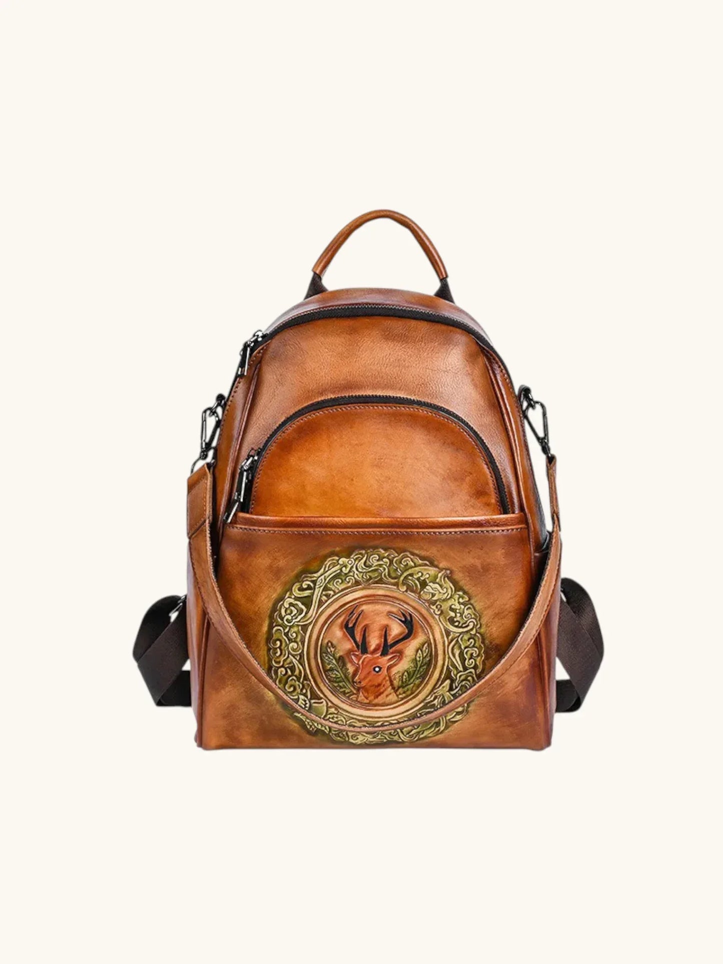 Leder Rucksack "Element" - TOLLzWOOD