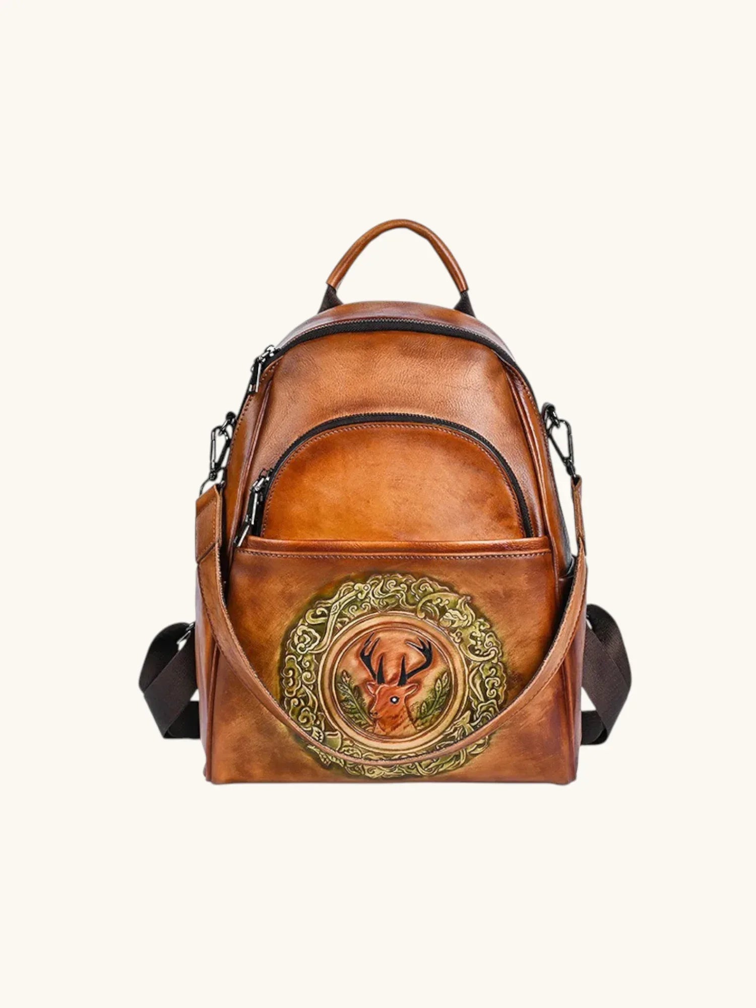 Leder Rucksack "Element" - TOLLzWOOD