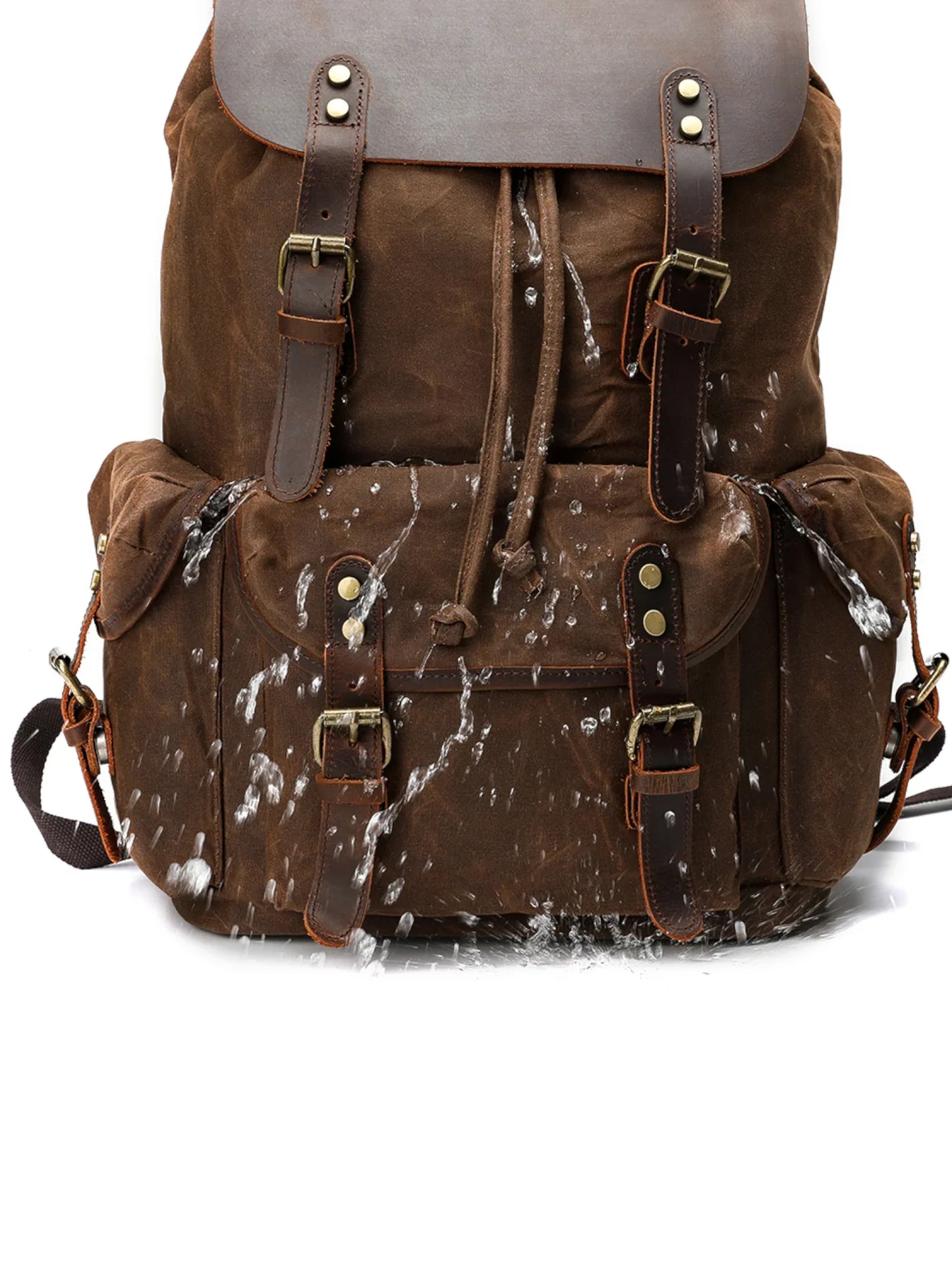 Leder Rucksack "Jäger" - TOLLzWOOD