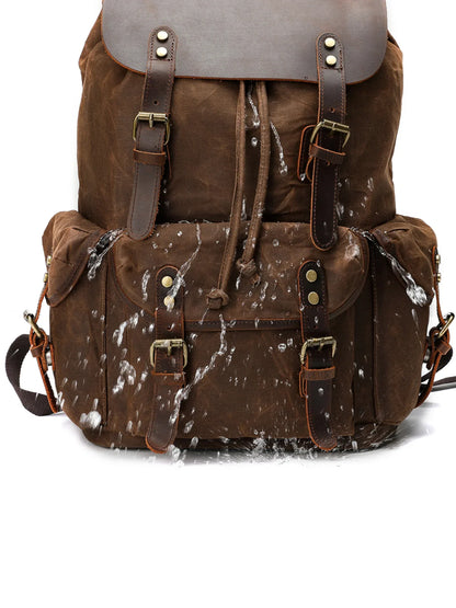 Leder Rucksack "Jäger" - TOLLzWOOD