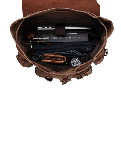 Leder Rucksack "Jäger" - TOLLzWOOD