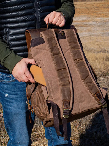 Leder Rucksack "Jäger" - TOLLzWOOD