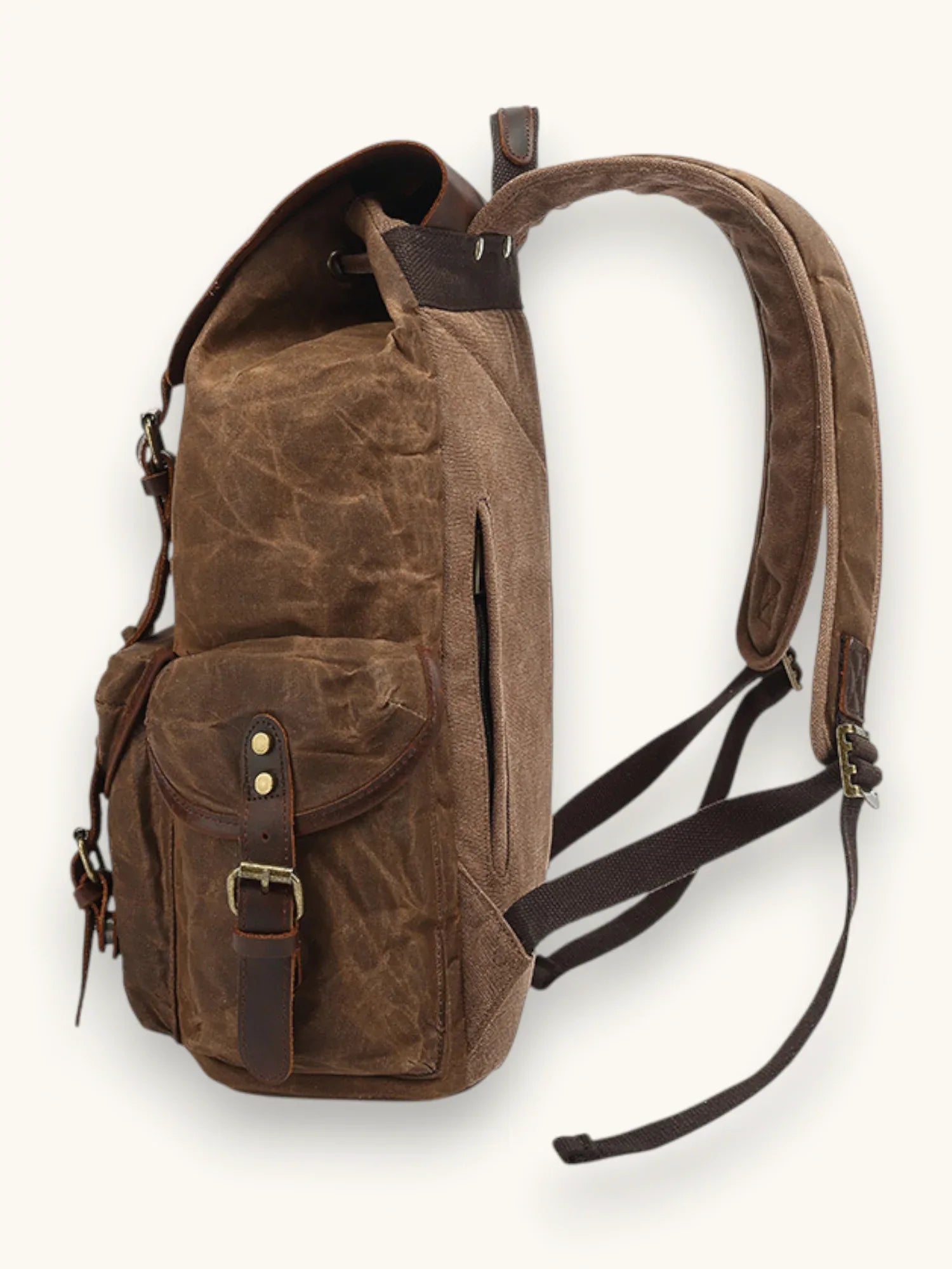 Leder Rucksack "Jäger" - TOLLzWOOD