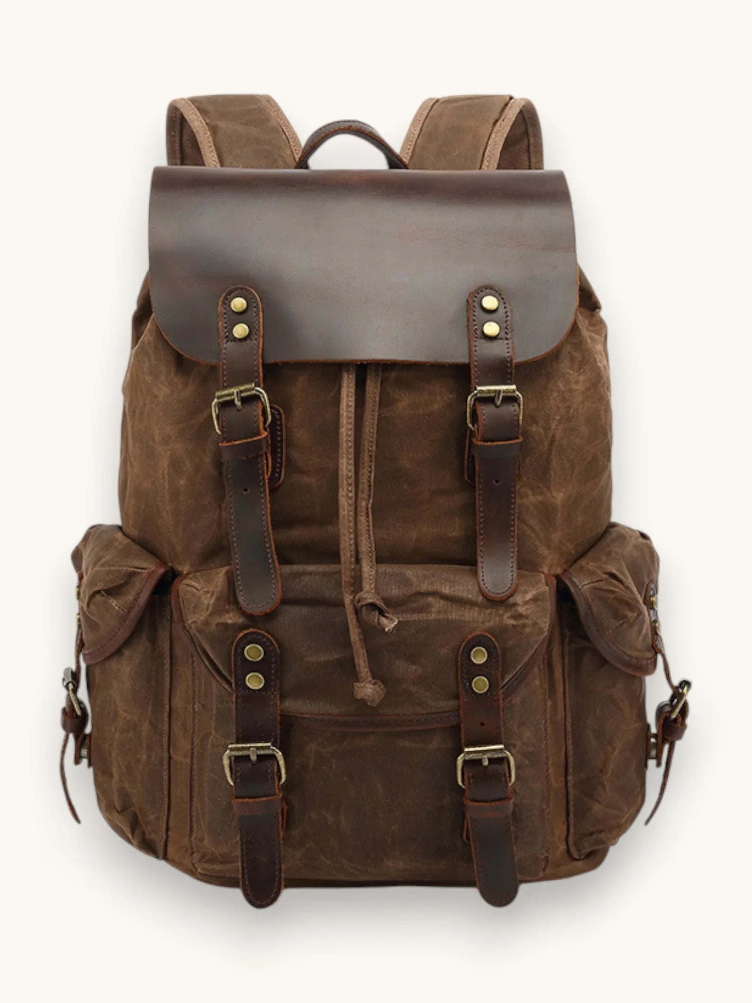 Leder Rucksack "Jäger" - TOLLzWOOD