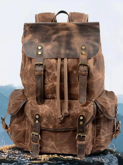 Leder Rucksack "Jäger" - TOLLzWOOD