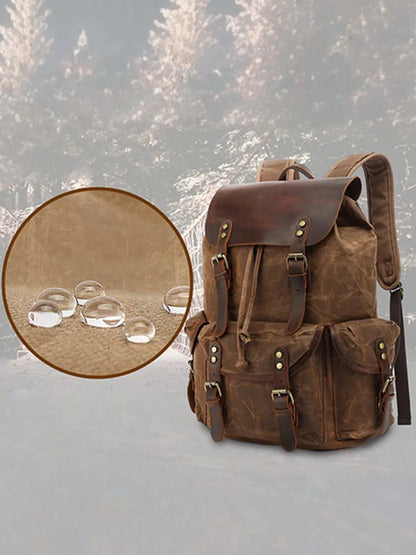 Leder Rucksack "Jäger" - TOLLzWOOD