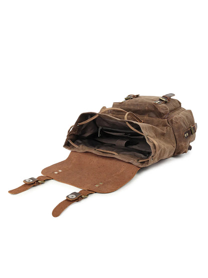Leder Rucksack "Jäger" - TOLLzWOOD