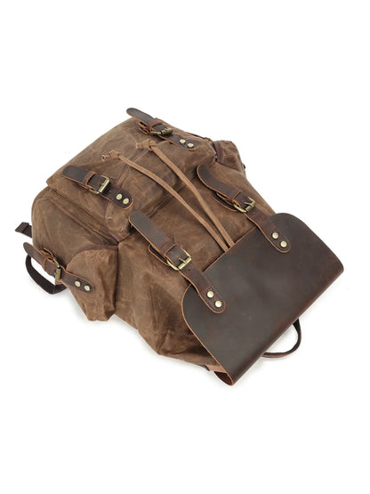 Leder Rucksack "Jäger" - TOLLzWOOD