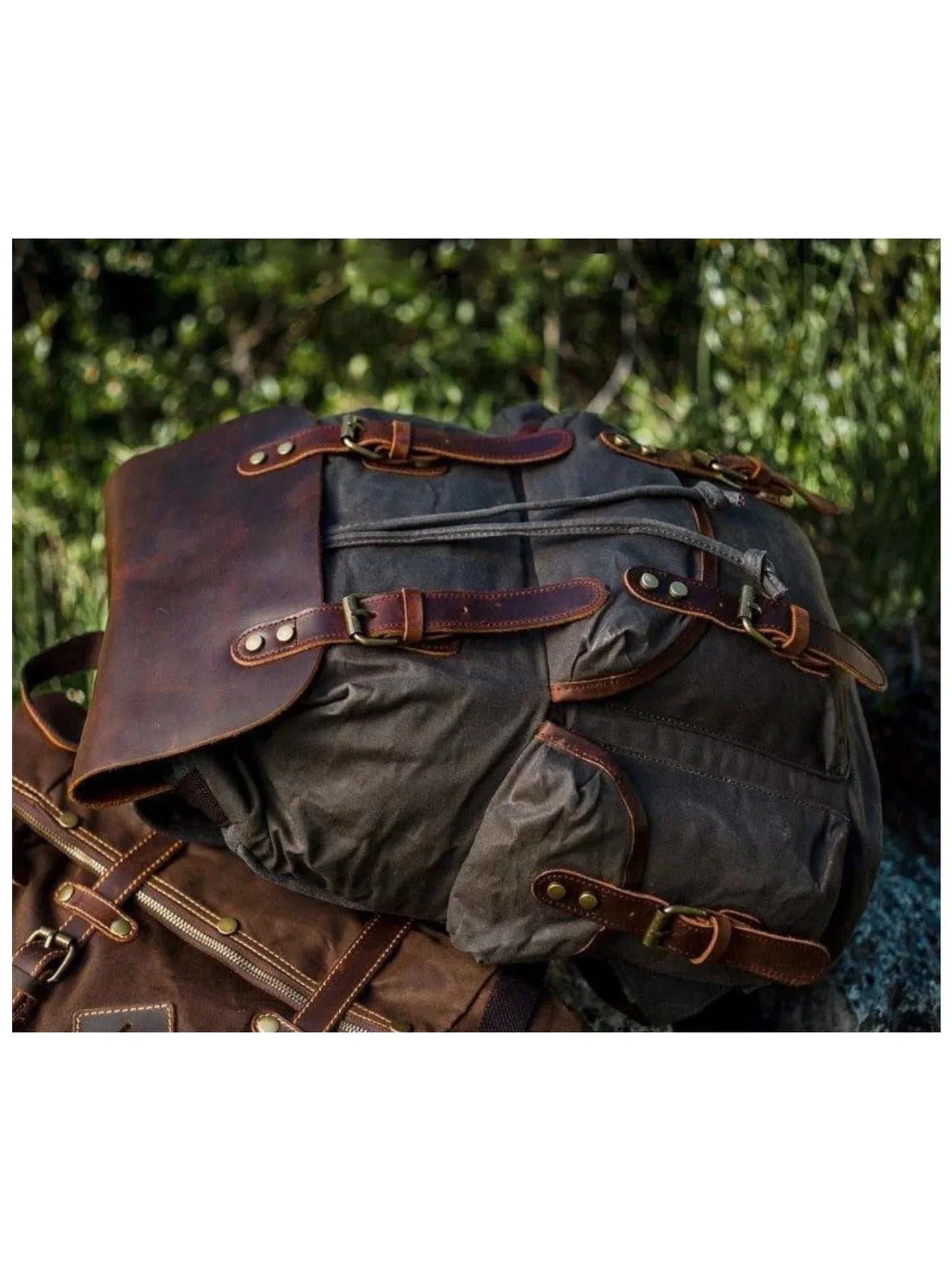 Leder Rucksack "Jäger" - TOLLzWOOD