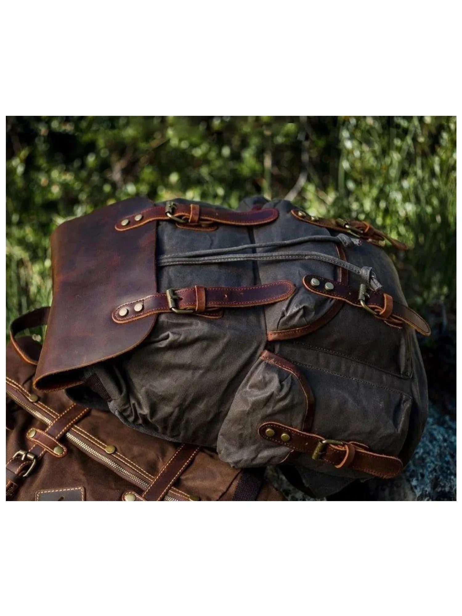 Leder Rucksack "Jäger" - TOLLzWOOD