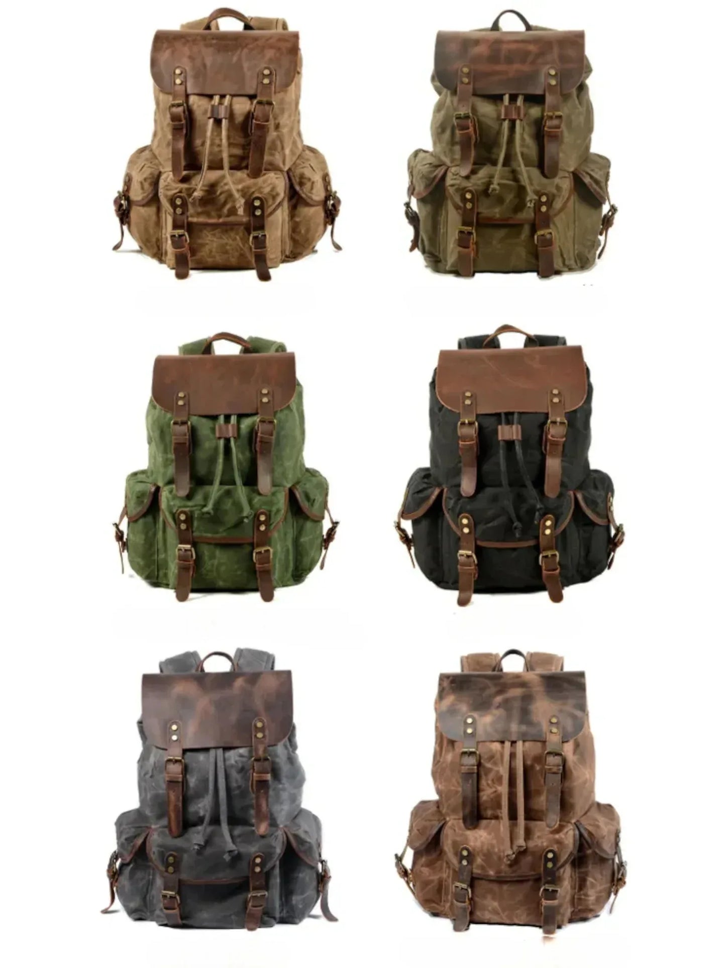 Leder Rucksack "Jäger" - TOLLzWOOD