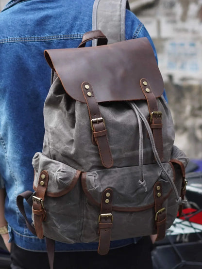 Leder Rucksack "Jäger" - TOLLzWOOD