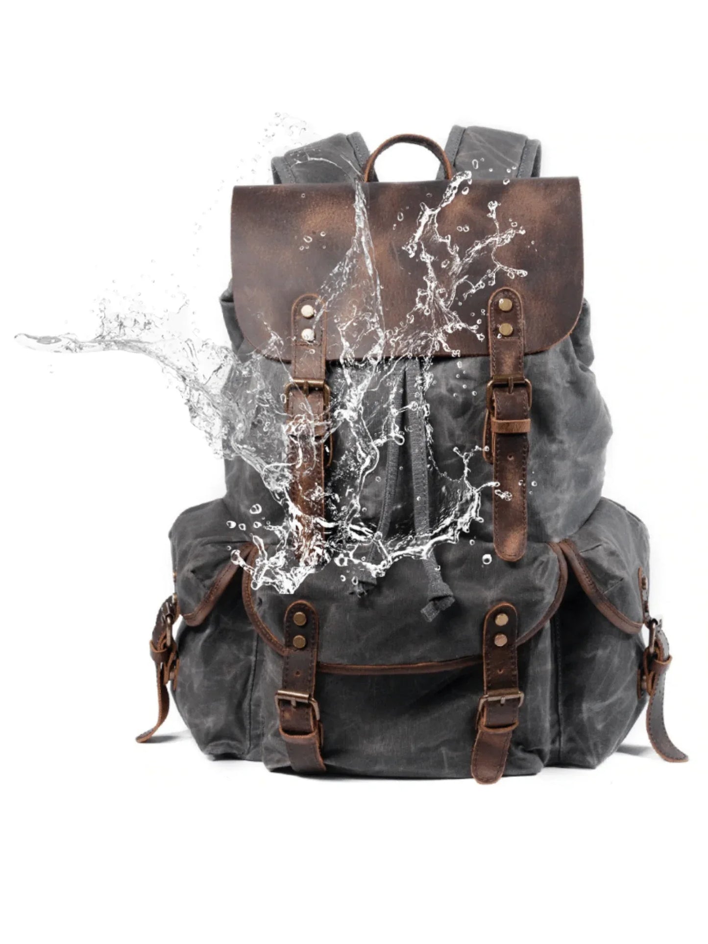 Leder Rucksack "Jäger" - TOLLzWOOD