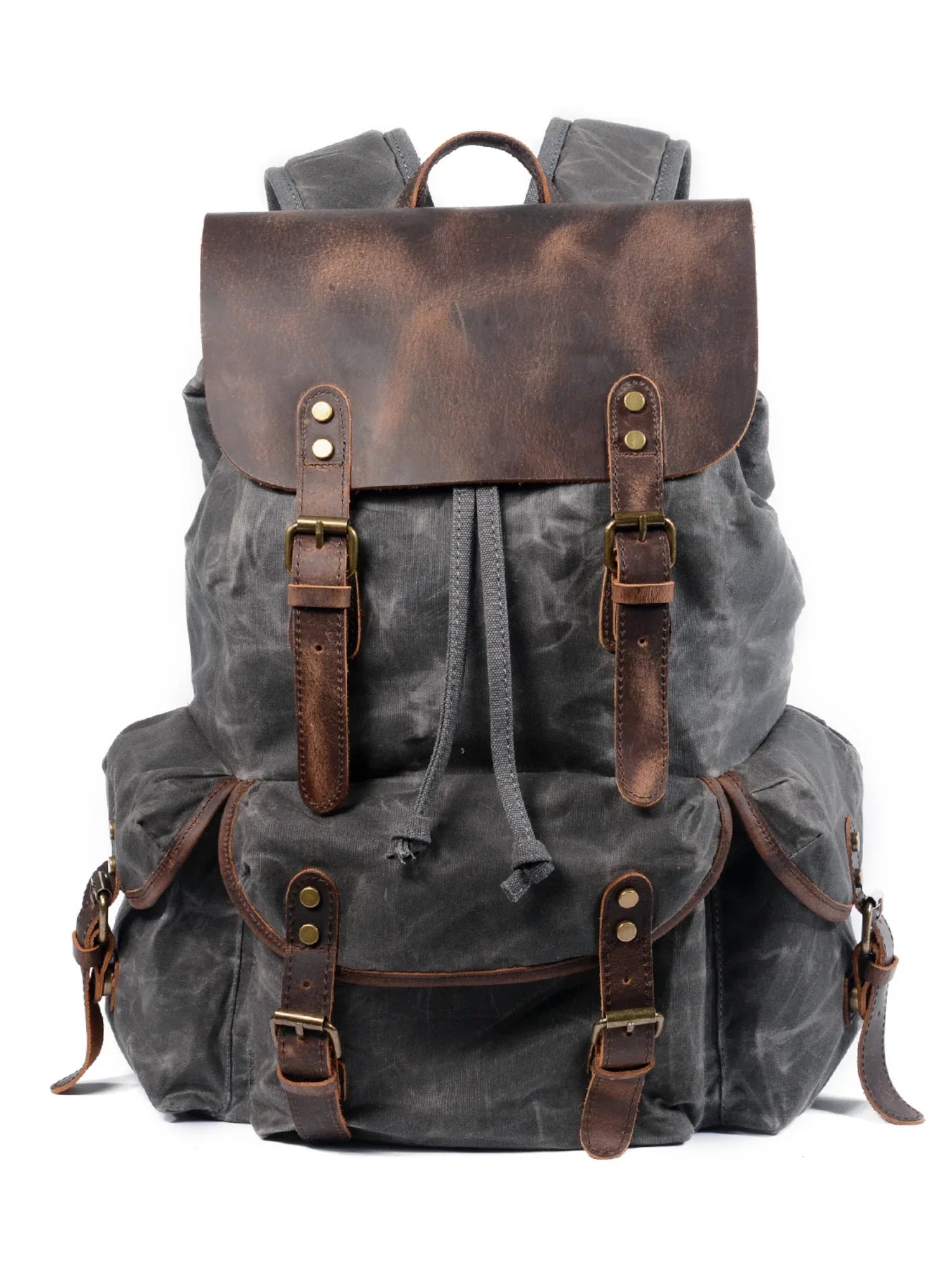 Leder Rucksack "Jäger" - TOLLzWOOD