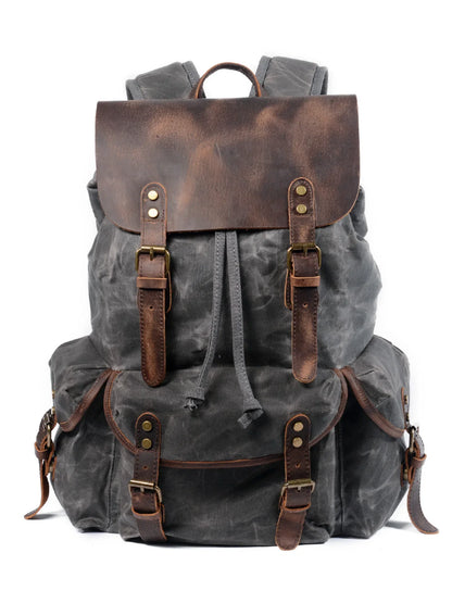 Leder Rucksack "Jäger" - TOLLzWOOD
